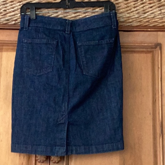 🦋NWOT Banana RepublicSo Fun Size 26 R Awesome Denim Skirt Wardrobe Must Have🦋 - Picture 8 of 10
